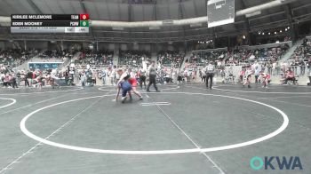 110 lbs Round Of 16 - Kirilee McLemore, Team Guthrie Wrestling vs Eden Mooney, Ponca City Wildcat Wrestling