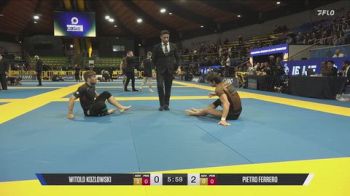 Witold Kozlowski vs Pietro Ferrero 2026 IBJJF European NoGi