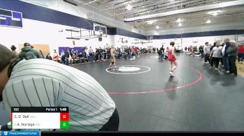 160 lbs Champ. Round 2 - Abel Noriega, Kennewick vs Carter O`Dell, Walla Walla