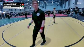 140 lbs Cons. Round 2 - Alexander Cardinal, Dragon Youth Wrestling vs Zade Pogue, Ryse Wrestling Club