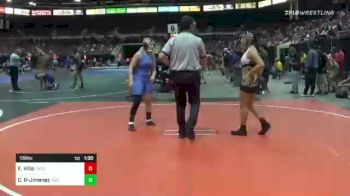 136 lbs Quarterfinal - Emma Villa, Team Takedown vs Cheyenne Rose-Jimenez, BTS Tigers