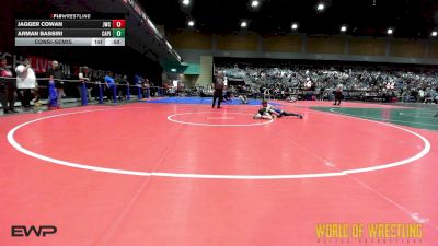 58 lbs Consolation - Jagger Cowan, JWC vs Arman Bassiri, Capital City Wrestling Club