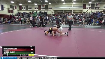 113 lbs Cons. Round 3 - Jacob Zabka, Algona vs Aiden Serrano, Carlisle