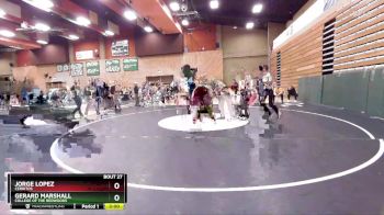 285 lbs Champ. Round 1 - Jorge Lopez, Cerritos vs Gerard Marshall, College Of The Redwoods