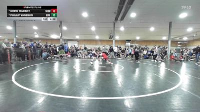 100 lbs Quarterfinal - Drew Telesky, Norwich vs Phillip Vanesko, Hunlock Creek