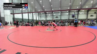 Quarters - Ayla Veater, Asylum Wrestling Club vs Portia Erickson, Clark County Youth Wrestling