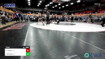 61 lbs Final - Canyon Jones, Tecumseh Youth Wrestling vs Jack Williams, Tuttle Wrestling