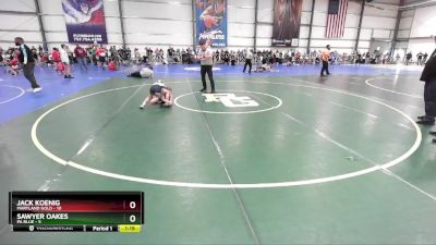 60 lbs Rd# 3 12:00pm Friday - Jack Koenig, Maryland GOLD vs Sawyer Oakes, PA Blue