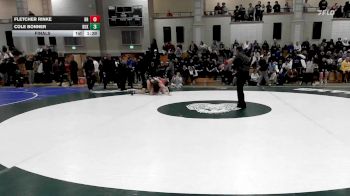 190 lbs Final - Fletcher Rinke, Bridgewater-Raynham vs Cole Bonner, Duxbury