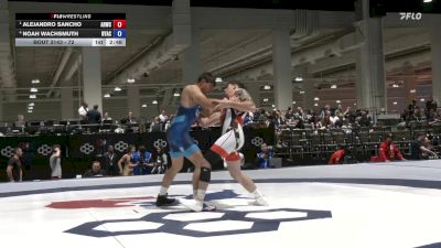 72 lbs Semis - Alejandro Sancho, Army (WCAP) vs Noah Wachsmuth, New York Athletic Club