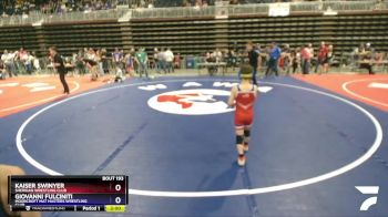 63 lbs Cons. Round 2 - Kaiser Swinyer, Sheridan Wrestling Club vs Giovanni Fulciniti, Moorcroft Mat Masters Wrestling Club