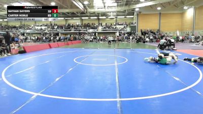 126 lbs Consi Of 16 #2 - Nathan Sayers, Xaverian vs Carter Noble, Mount Desert Island