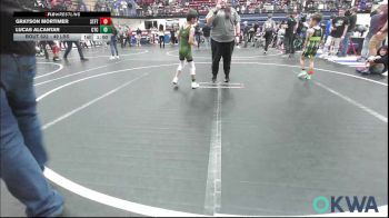 49 lbs Semifinal - Grayson Mortimer, Standfast vs Lucas Alcantar, Comanche Takedown Club