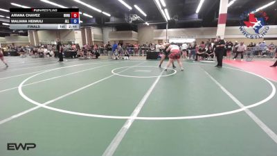 235 lbs Final - Ariana Chavez, Borger High School Wrestling vs Maliana Heimuli, All American Wrestling Club
