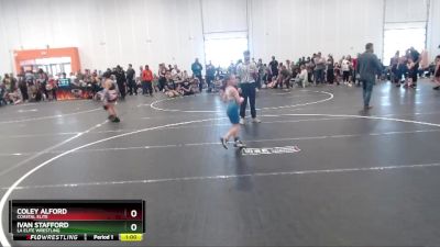 55 lbs Semifinal - Ivan Stafford, LA Elite Wrestling vs Coley Alford, Coastal Elite