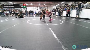 70 lbs Semifinal - Jenson Henley, Skiatook Youth Wrestling vs Waylon Murphy, Salina Wrestling Club