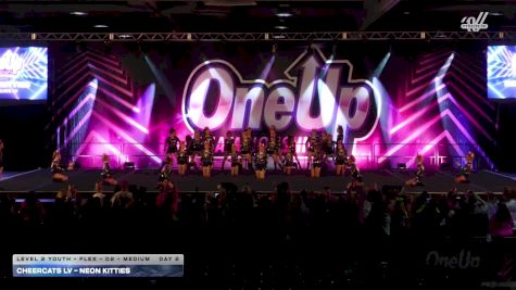CheerCats LV - Neon Kitties [2025 L2 Youth - Flex - D2 - Medium Day 2] 2025 One Up SoCal Nationals