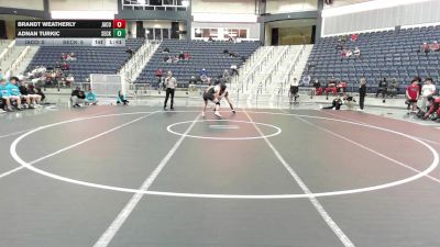 175 lbs Quarters - Brandt Weatherly, Jackson County vs Adnan Turkic, Seckinger
