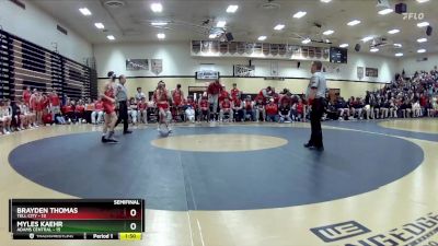 106 lbs Semis & Wb (16 Team) - Myles Kaehr, Adams Central vs Brayden Thomas, Tell City