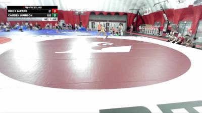 126 lbs Round 2 (8 Team) - Camden Johnson, Waukee Warriors vs Ricky Alfaro, Batavia A