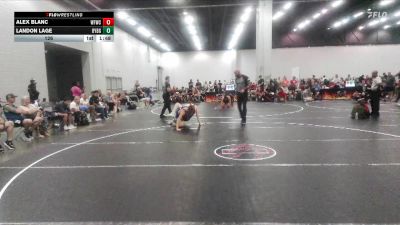 126 lbs Round 2 (4 Team) - Landon Lage, Backyard Brawlers Gold vs Alex Blanc, West Forsyth Wrestling Club