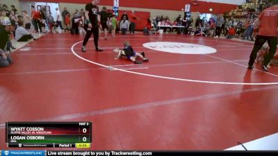 34-35 lbs Round 5 - Wyatt Cosson, Platte Valley Jr. Wrestling vs Logan Osborn, HRA