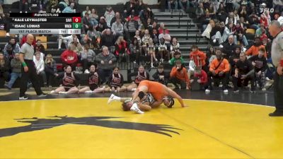 144 lbs 1st Place Match - Isaac Lomas, Waterloo East vs Kale Leymaster, Xavier, Cedar Rapids
