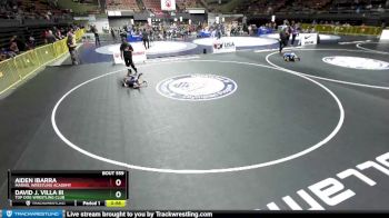 43 lbs Cons. Round 5 - David J. Villa Iii, Top Dog Wrestling Club vs Aiden Ibarra, Marvel Wrestling Academy