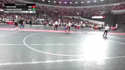 120 lbs Champ. Round 1 - Omari Maikowski, Germantown Hornets Wrestling Club vs Alex Allen, De Pere Youth Wrestling