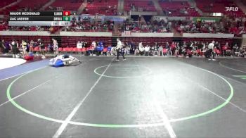 215 lbs Round 4 - Placement (4 Team) - Major McDonald, Leander vs Zac Jaster, Comal Smithson Valley