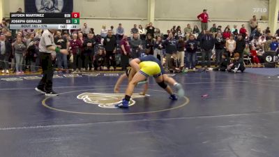 175 lbs Cons. Round 1 - Jayden Martinez, Mount St Michael vs Joseph Geraldi, St. Joseph, Sea