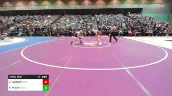 138 lbs Round Of 64 - Zac Sargent, Morgan vs Rhett Martin, Roseburg