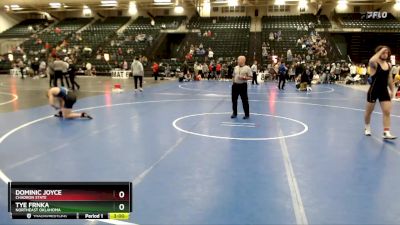 184 lbs Cons. Semi - Tye Frnka, Northeast Oklahoma vs Dominic Joyce, Chadron State