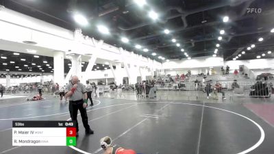 53 lbs 3rd Place - Philip Maier IV, Montrose Elite vs Roki Mondragon, Ravage WC