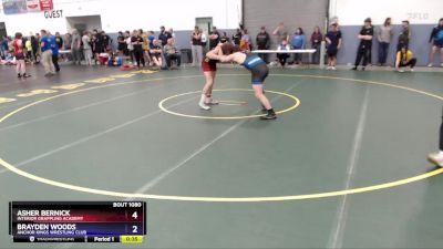 150 lbs Cons. Semi - Brayden Woods, Anchor Kings Wrestling Club vs Asher Bernick, Interior Grappling Academy