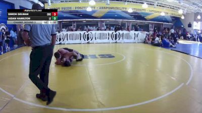 144 lbs Champ. Round 2 - Aidan Hamilton, Legacy Elite vs Simon Gelman, Cowboy Wrestling Club