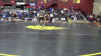 197 lbs Champ. Round 1 - Samuel Euceda-Torres, Montevallo vs Matthew Dillon, Brewton-Parker (GA)