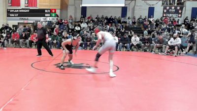 138 lbs Final - Dylan Wright, Milford vs Kai Ly, Minnechaug
