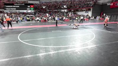 60 lbs Champ. Round 2 - Trae Pinter, Sussex Sabercats Wrestling Club vs Hudson Becker, Hartford