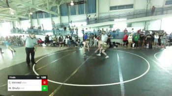 190 lbs Final - Carter Vannest, Vasky Bros vs Mason Shultz, Sisseton HS