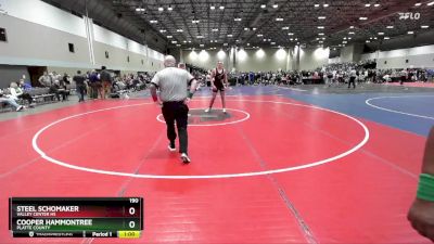 190 lbs Cons. Round 2 - Cooper Hammontree, Platte County vs Steel Schomaker, Valley Center HS