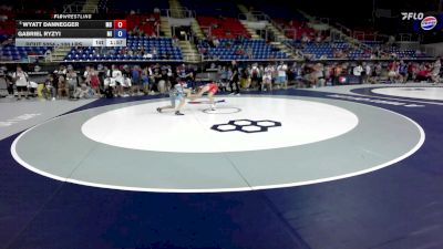 100 lbs Champ. Rd Of 128 - Wyatt Dannegger, MO vs Gabriel Ryzyi, MI