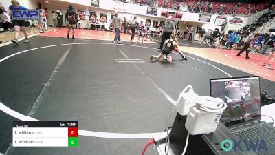 80 lbs Rr Rnd 3 - Tyrion Williams, Claremore Wrestling Club vs Tommy Winkler, Prairie Grove Youth Wrestling