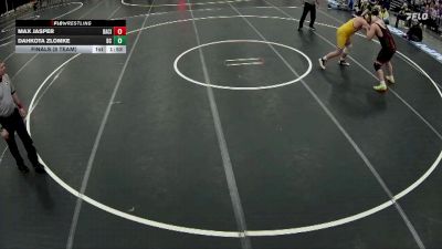 215 lbs Finals (8 Team) - Max Jasper, David City vs Dahkota Zlomke, Battle Creek