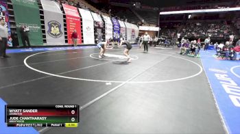106 Class 1 lbs Cons. Round 1 - Wyatt Sander, Lexington vs Jude Chantharasy, Brentwood