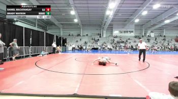 100 lbs Rr Rnd 2 - Daniel Macatangay, Illinois Menace vs Brady Watson, Warhawks