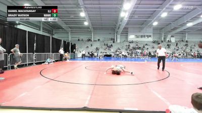 100 lbs Rr Rnd 2 - Daniel Macatangay, Illinois Menace vs Brady Watson, Warhawks