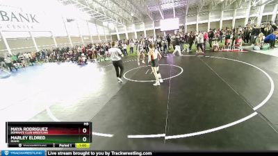 105 lbs Quarterfinal - Maya Rodriguez, Dominate Club Wrestling vs Marley Eldred, Idaho