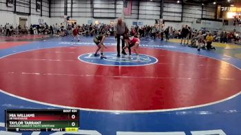 80-90 lbs Round 3 - Mia Williams, VB Fighthouse vs Taylor Tarrant, Hanover Hawkeye Youth Wrestling