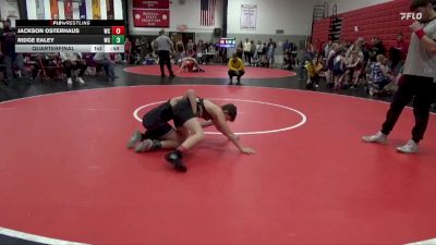 97-106 lbs Quarterfinal - Jackson Osterhaus, Mount Pleasant Wrestling Club vs Ridge Ealey, Tomahawk Wrestling Club